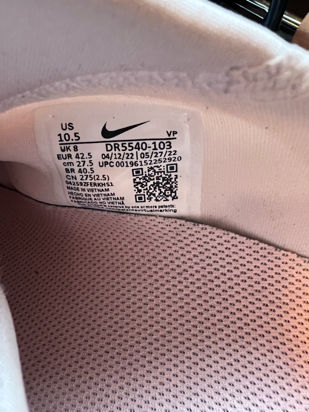 Nike Go Flyease Shoes Sanddrift Ivory White Womens Size 10.5 - Picture 10 of 10